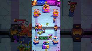 Evolution Mortar amp Skeleton King hilarious gameplay in Clash Royale shorts [upl. by Aylad]