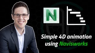 Simple 4D animation using Navisworks [upl. by Kareem]