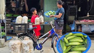 Harvest cucumbers in exchange for mushroom embryos for planting enjoy homemade grilled pork [upl. by Turino50]