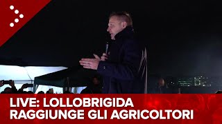 LIVE Lollobrigida raggiunge il presidio degli agricoltori sulla Nomentana diretta video [upl. by Harwilll]