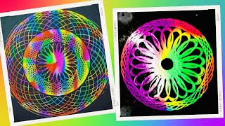 Spirograph  Spirograph design  Spirograph patterns  asmr Spirograph spirograph [upl. by Mann346]