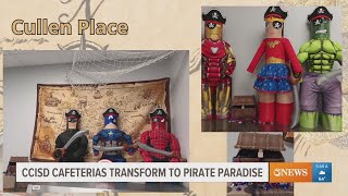 CCISD cafeterias transform to pirate paradise [upl. by Frere434]