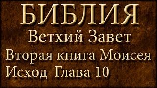 БиблияВетхий заветВторая книга Моисея ИсходГлава 10 [upl. by Anelra]