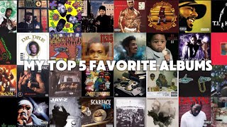 top 5 favorite rap album of all time [upl. by Anastos506]