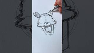 Drawing ASMR🎧 Foxy FNAF shorts [upl. by Eselahc499]