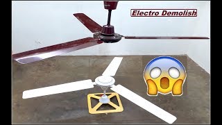 Ceiling Fan Falling on another Ceiling Fan 😨 While Both Spinning in Full Speed [upl. by La]