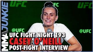 Casey ONeill hopes to shed rookie label with TKO of Shevchenko  UFC Fight Night 193 [upl. by Nitsed]