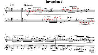 Invention 06 D dur for piano [upl. by Sad]