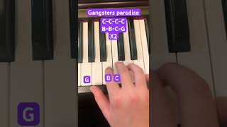 Gangsters paradise piano [upl. by Kyrstin165]