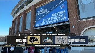 2023 NCAA Div II FB Championship  Harding vs Colorado School of Mines [upl. by Ynetsed]