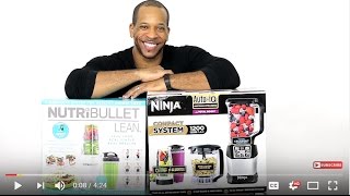 NUTRIBULLET LEAN 1200 WATTS VS NUTRI NINJA AUTO IQ 1200 WATTS COMPACT SYSTEM REVIEW [upl. by Con175]