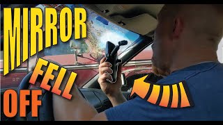 Reattach Your Rear View Mirror Button 5 minute FIX [upl. by Mungovan]