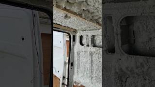 Cómo instalar friso en una Ford Transit  Aislamiento con espuma Proyectada y lana de roca  PT1 [upl. by Atthia]