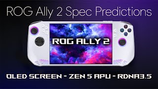 The ROG Ally 2 Is Coming What We Want To See Zen 4 APU OLED RDNA3 iGPU [upl. by Gomer]