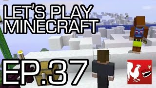 Lets Play Minecraft  Episode 37  Clouds  Rooster Teeth [upl. by Edme]