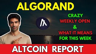 ALGORAND CRAZY WEEKLY OPEN amp What it Means for PRICE this Week  Algorand Price Prediction [upl. by Ken]