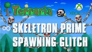 PATCHED IN 124 Terraria Skeletron Prime Spawning Glitch  Infinite Skeletron Primes Console [upl. by Damien550]