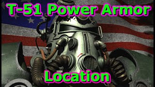 Fallout 4  T51 Power Armor Location [upl. by Itisahc]