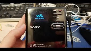 Sony MZRH10 HiMD Minidisc Recorder OLED Screen Replacement [upl. by Asaph850]