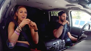 Becky Lynch and Seth Rollins get into an argument over chocolate on WWE Ride Along [upl. by Areta997]