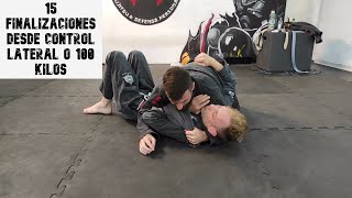 15 Finalizaciones desde Control Lateral o 100 kilos explicadas paso a paso Brazilian Jiu Jitsu bjj [upl. by Nyleikcaj930]