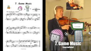 7 Game Music martellato for 2 violas [upl. by Rabka]