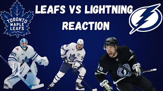 Leafs vs Lightning ReactionGame 23TOR 5 TB 3 [upl. by Ausoj]