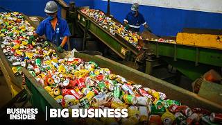 Why The US Loses 800M A Year In Unrecycled Aluminum Cans  Big Business  Business Insider [upl. by Einned]