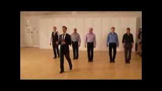 Basic Ballroom FOXTROT dance Mens timing steps featBrian Fortuna 2 of 3 [upl. by Burner254]