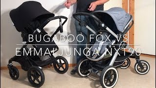 Bugaboo Fox VS Emmaljunga NXT90 Mechanics Comfort Use [upl. by Inalaehon]