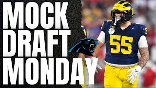 🏈 Mock Draft Monday 20 Panthers Add Future Stars amp Surprise Picks 🏈 [upl. by Bigner]