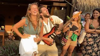 Street Performance in Puerto Escondido Mexico  Borja Catanesi [upl. by Wakeen936]