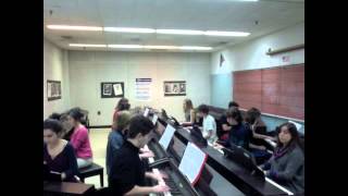 LaGuardia High School Advanced Piano Class perform [upl. by Schweiker]