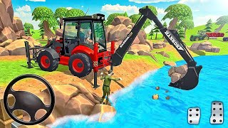 JCB 3DX BACKHOE LOADER BUS SIMULATOR INDONESIA DRIVING LIVE STREAM [upl. by Primrosa]