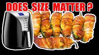 Air Fryer Jalapeño Poppers amp Crispy Crab Balls  DOES SIZE MATTER  The Wolfe Pit [upl. by Teirtza728]