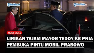 SIGAP LIRIKAN MATA MAYOR Teddy ke Pria yang Buka Pintu Mobil Prabowo di Acara APEC Economic Dinner [upl. by Rudolph]