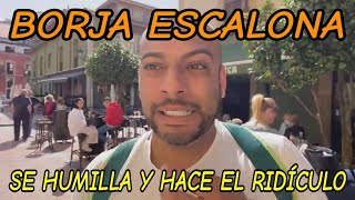 Borja Escalona se HUMILLA en una terraza de un restaurante y hace el ridículo [upl. by Cobbie]