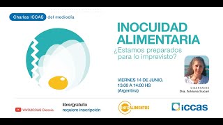 Charla Infoalimentos  ICCAS Inocuidad Alimentaria ¿estamos preparados para lo imprevisto” [upl. by Riek]