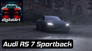 Audi RS 7 Sportback  digitalArt  Forza Horizon 5 [upl. by Sacken]