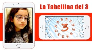 La tabellina del 3  tabellina del tre  canzoni per bambini  Sofia Del Baldo [upl. by Cottrell786]