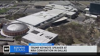 Donald Trump to visit Dallas for NRA convention this weekend [upl. by Berwick]