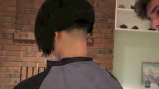 Buzzing the nape clipper cut bobbed short 1920s haircut [upl. by Atokad]