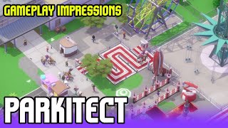 Parkitect Deluxe Edition Xbox Gameplay Impressions [upl. by Edan]