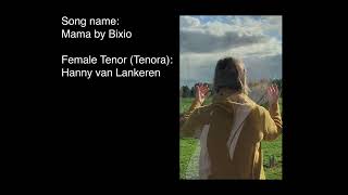 Hanny van Lankeren tenora sings Mamma by Bixio [upl. by Auqinal]