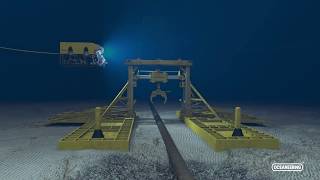 Diverless Pipeline Repair  Section Replacement  Oceaneering [upl. by Ruy]