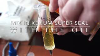 Rubber recovery to prevent car leaks  Xenum Super Seal [upl. by Hartmann]