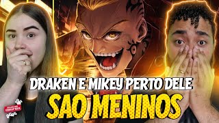 South Terano Tokyo Revengers  Cria do Rio  Okabe  REACT EM CASAL [upl. by Necila478]