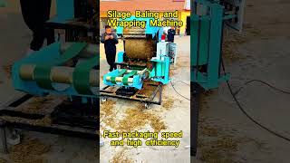 agriculturalmachines farming Cattle Straw Crushing and Baling Machine [upl. by Allez616]