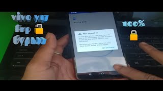 VIVO Y17 1901 FRP BYPASS🔓 G00GLE ACCOUNT BYPASS WITHOUT PC 100 WORK [upl. by Johnath627]