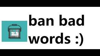 How to blacklist bad words w arcane [upl. by Lyle845]